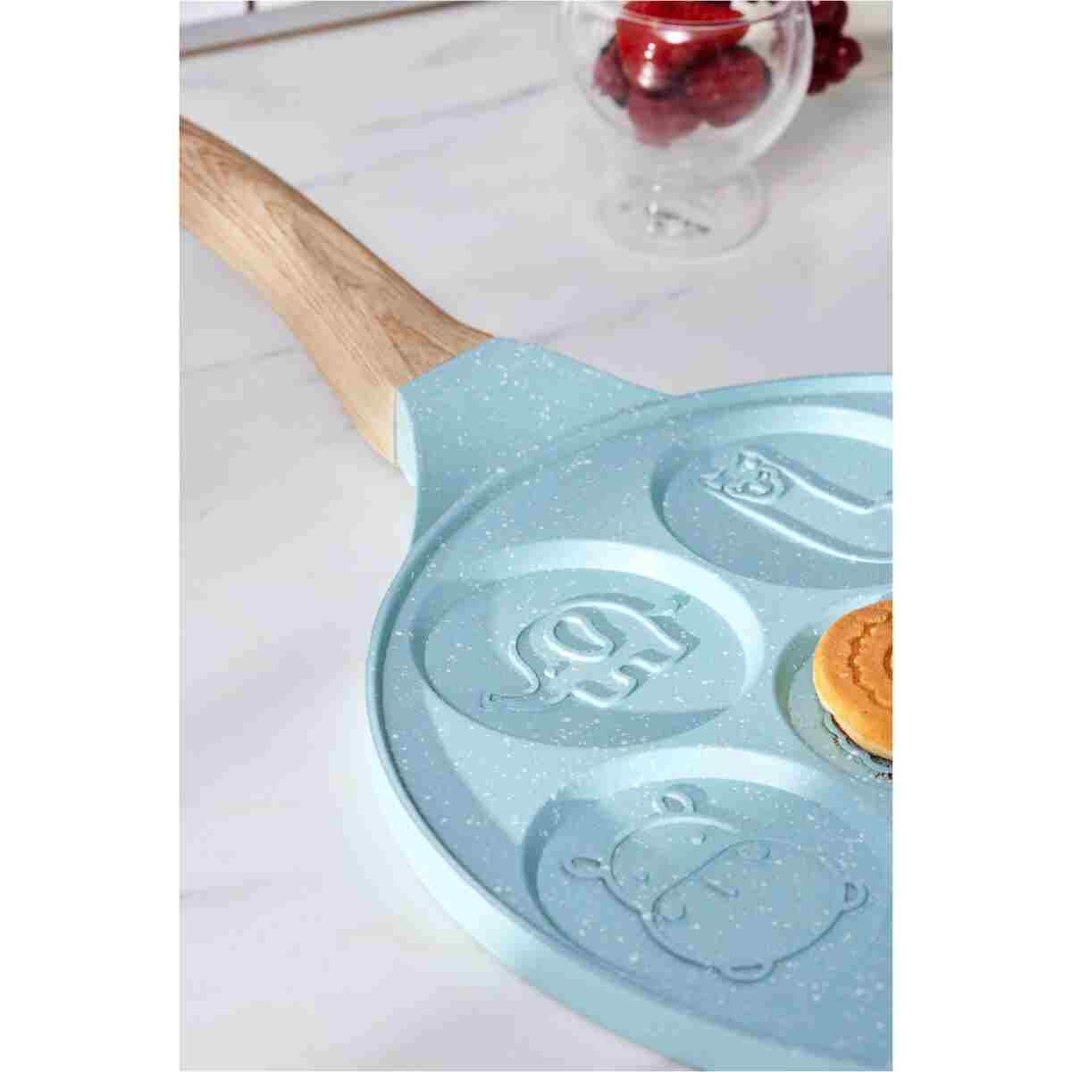 Karaca Mutfaksever Biogranit Döküm Animal Pankek Tava 26 Cm - Görsel 7