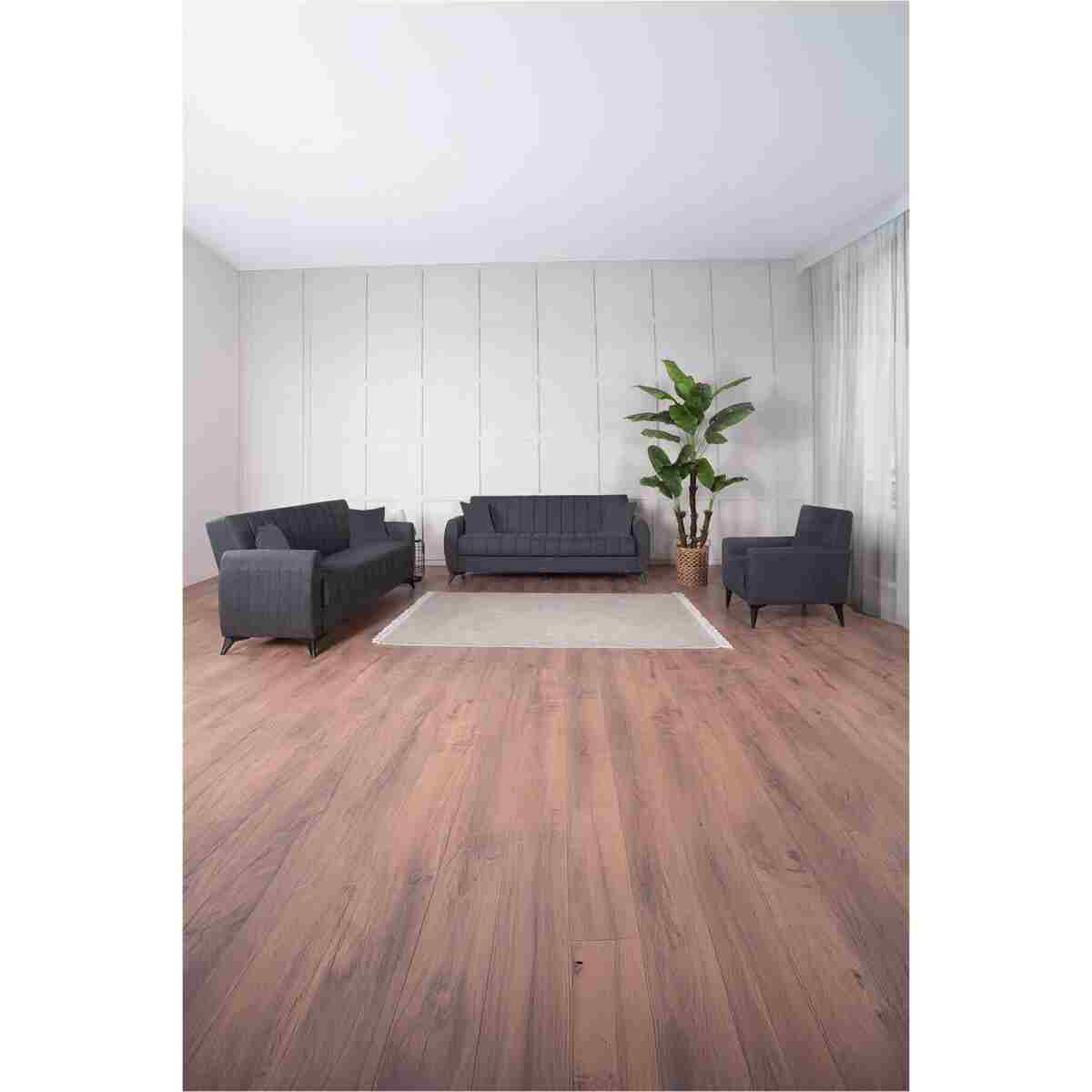 Kilim Mobilya Linda Koltuk Takımı 3 3 B Krem - Görsel 11