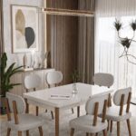 UZMHOME Viva Yemek Odası Takımı Mutfak Masa Takımı Salon Takımı