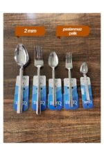 ENASHOP 30 Parça 6 Kişilik Paslanmaz Çelik Çatal Kaşık Takımı 1. Kalite Cemre - Görsel 6