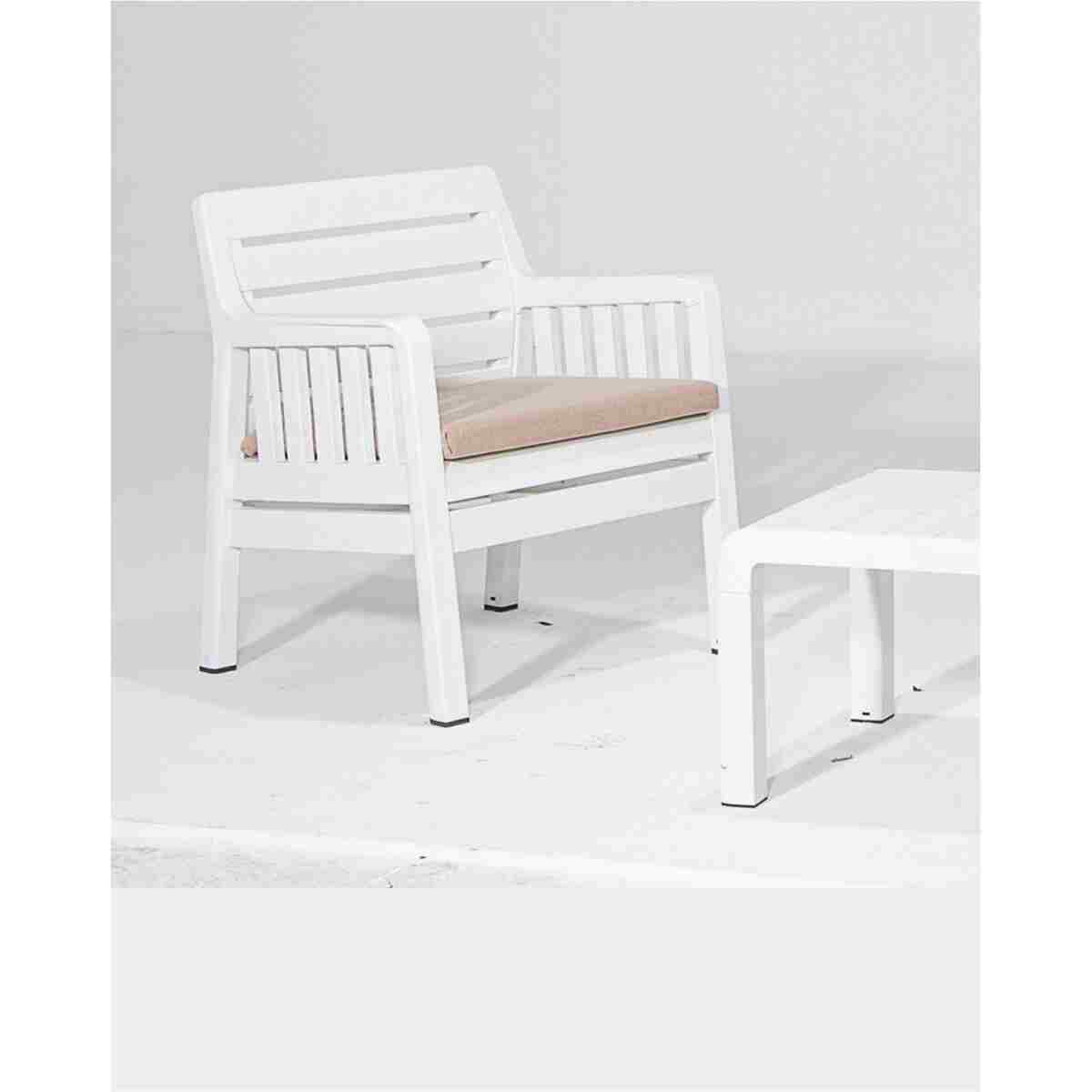 Modalife Lara 3 1 1 S Bahçe Takımı Beyaz - Görsel 9