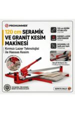 PROHUMMER PH1200A 120 cm Seramik Fayans Kesme ve Granit Kesim Makinesi Kırmızı Lazer Teknolojisi Hassas Kesim - Görsel 8