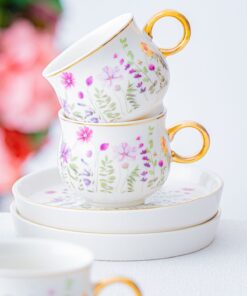 ACAR Lidya 6 Kişilik Kahve Fincanı Takımı - 90 ml - Görsel 10