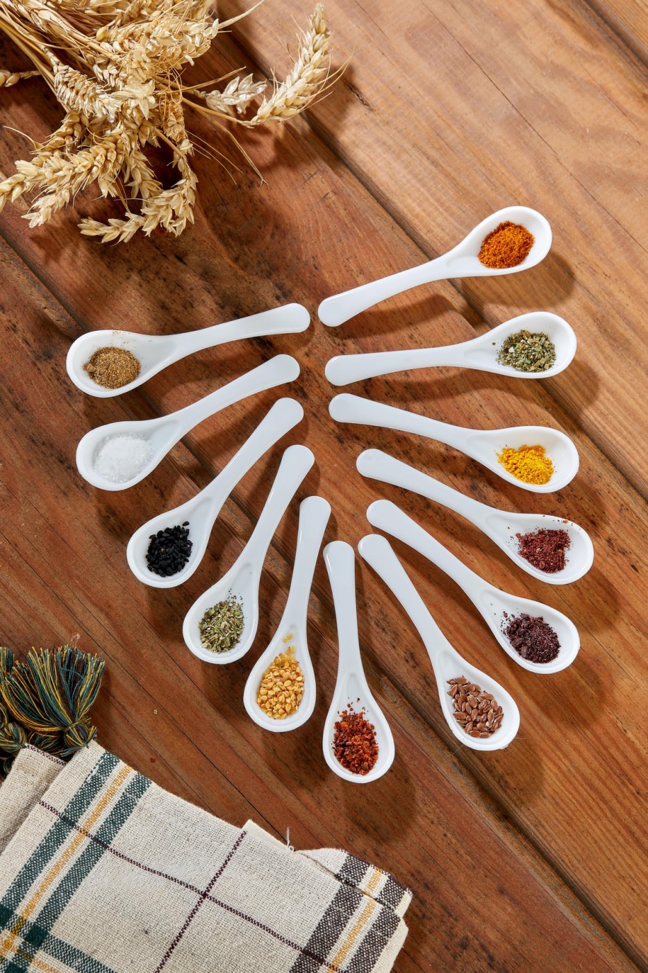 d15943dce07baefd549aa48849fe1de9 icone life 12'li Beyaz Reçel,Bal ve Baharat Kaşığı -(Gıdaya Uygun Plastik Kaşık) - Görsel 1