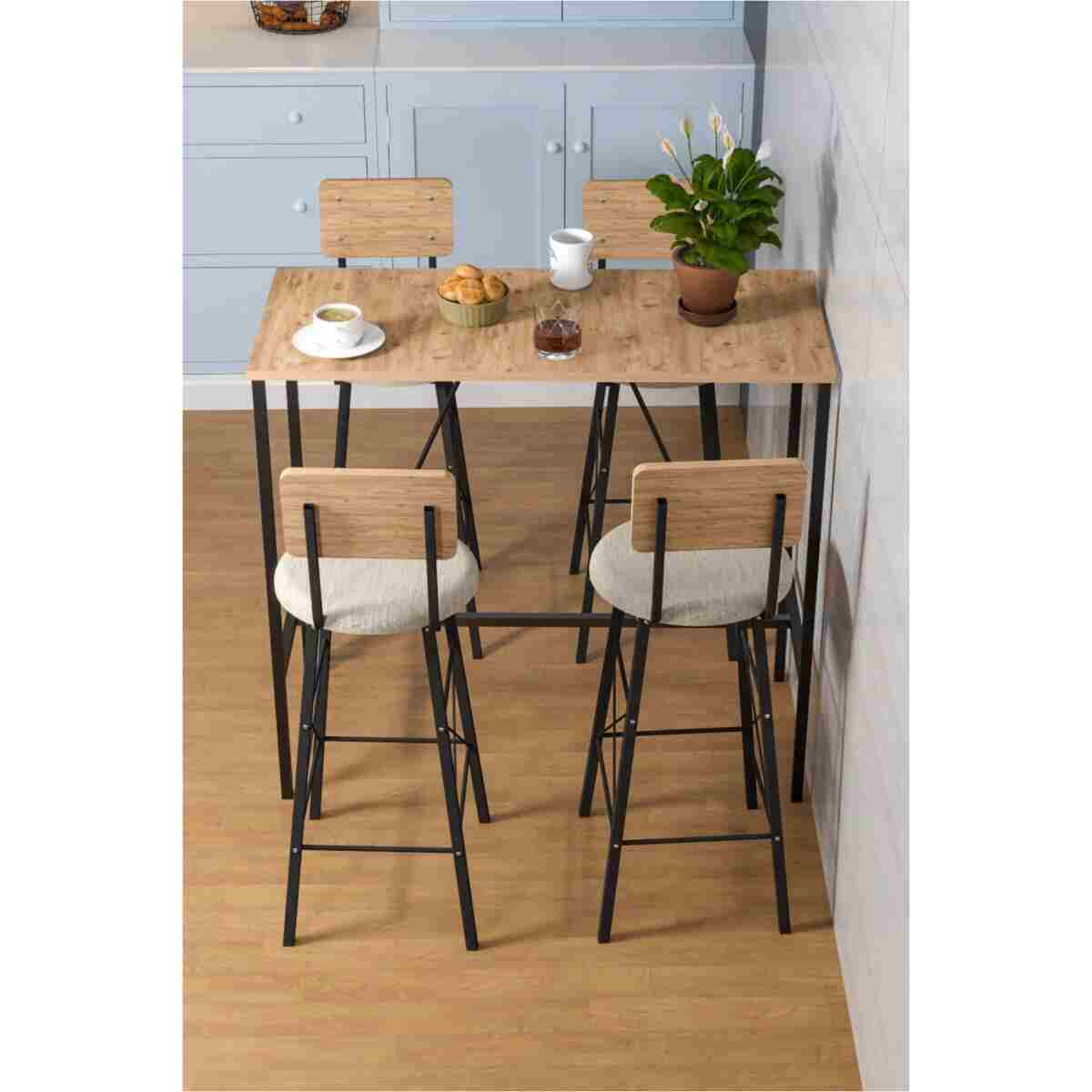 Retodesign İMAJ ÇAM 60/120 BAR MASALI TAKIM 4651A - Görsel 3