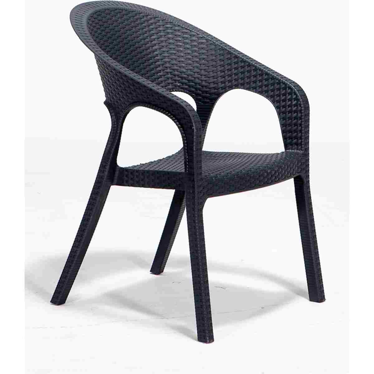 SANDALİE Garden 90x150 Bahçe&balkon&teras Masa Seti - Antrasit - Görsel 2
