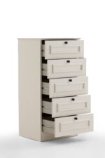 SARMOBİ Mira 5 Çekmeceli Şifonyer/Çamaşırlık 52x105x43 cm Aytaşı – Country Tasarım - Görsel 12