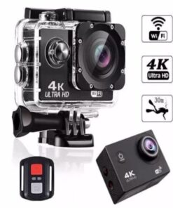 ULTRATEKNO Kask Kamerası 170 Derece 16 Mp 4k Ultra Hd Wifi Aksiyon Kamerası Kumandalı Kamera