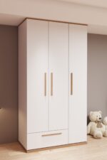 Modalife Eva Genç Çocuk Odası Takımı Karyola+Başlık&Gardırop&Çalışma Masası - Beyaz - Görsel 5