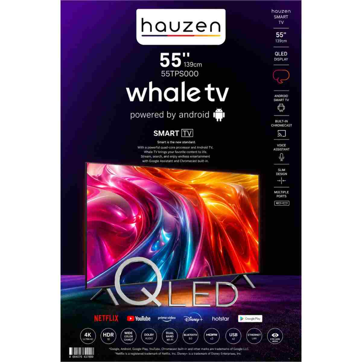 Hauzen 55TP5000 4K Qled Whale Tv 55 İnç - Görsel 3