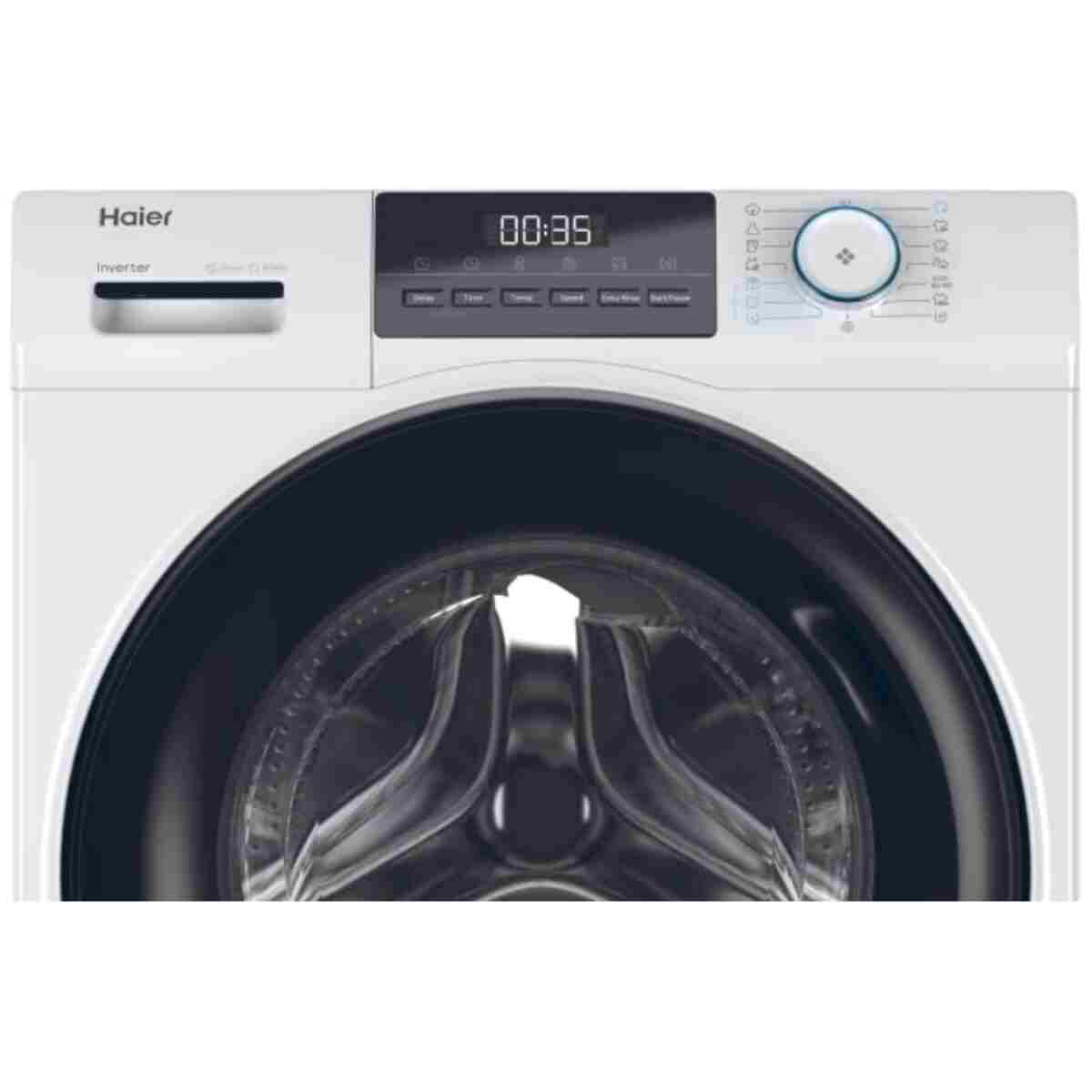 Haier 10 KG kapasite, A -%20 enerji sınıfı, 1400 devir Beyaz - Görsel 3
