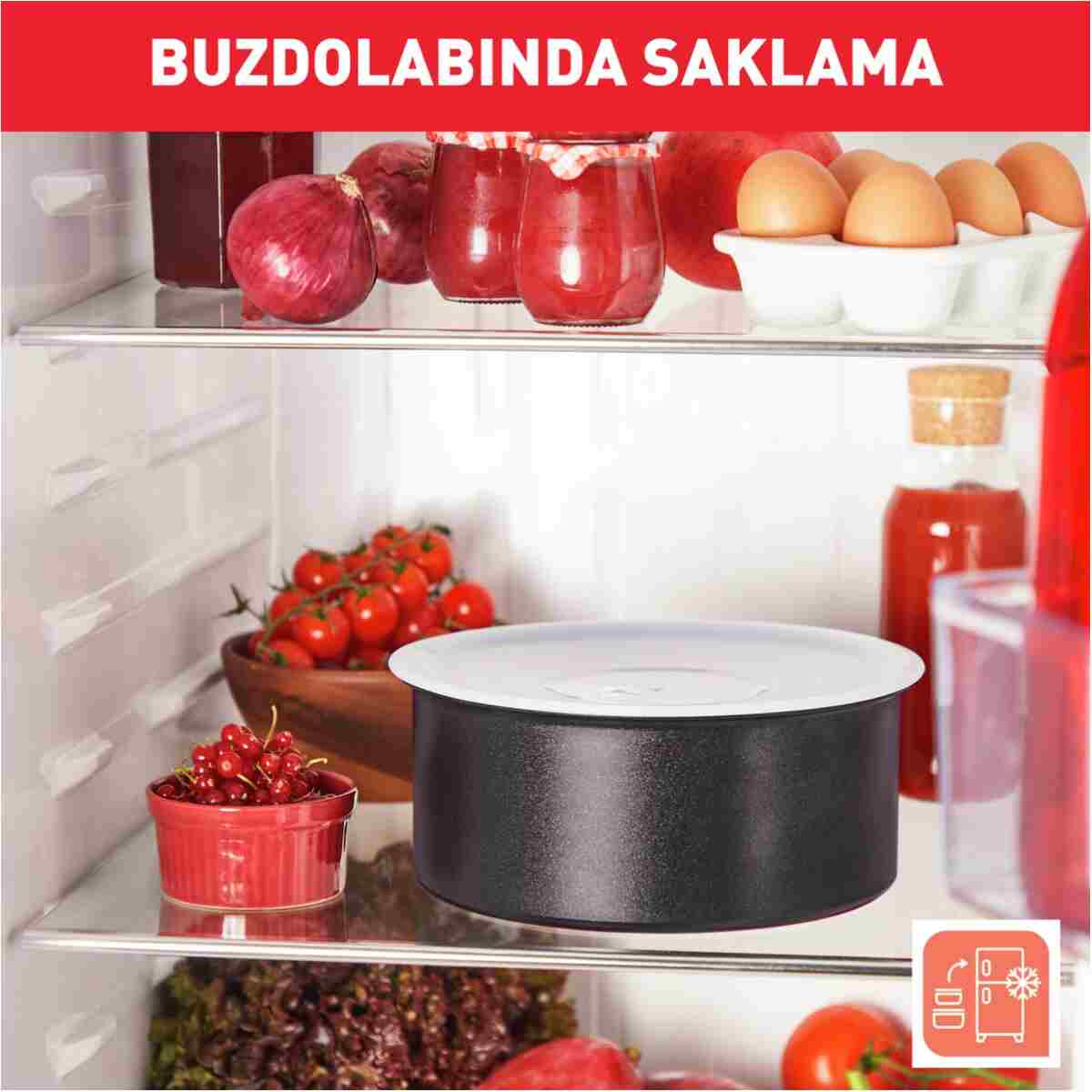 TEFAL Ingenio Excellence 6X Büyük Tava Tencere Seti - 12 Parça - Görsel 15