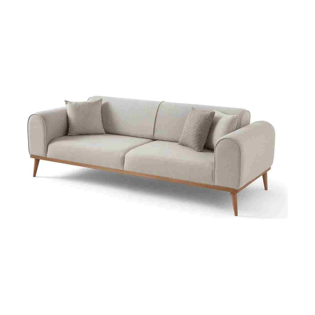 EDSY HOME Rebul 3+3+1 Koltuk Takımı Bej Renk - Görsel 7