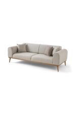 EDSY HOME Rebul 3+3+1 Koltuk Takımı Bej Renk - Görsel 7