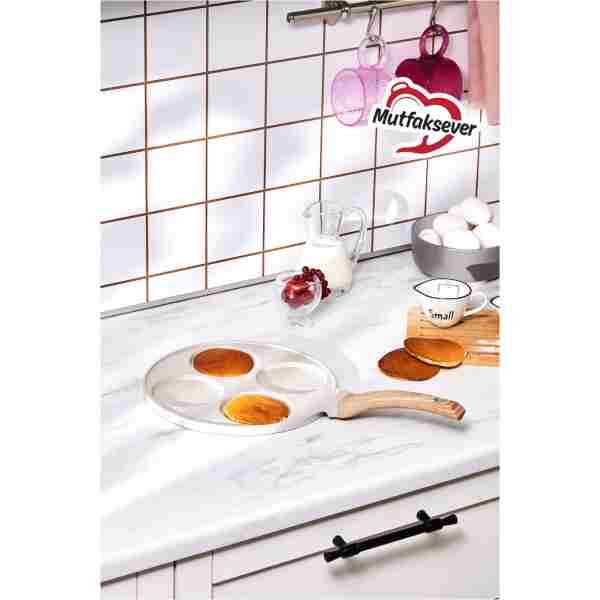 Karaca Mutfaksever Biogranit Döküm 4 Egg/Pankek Tava 26 Cm