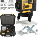 ASSUR PLUS ASSUR 360° 12 Köşe Otomatik Hizalamalı Yeşil Çizgili Su Terazili Lazer Metre Hizalama