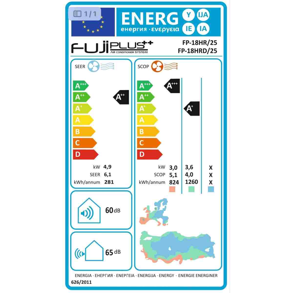 Fujiplus A Enerji Sınıfı 12000 Btu Inverter Split Klima Beyaz - Görsel 5