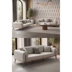 EDSY HOME Riva 3+3 Koltuk Takımı Krem
