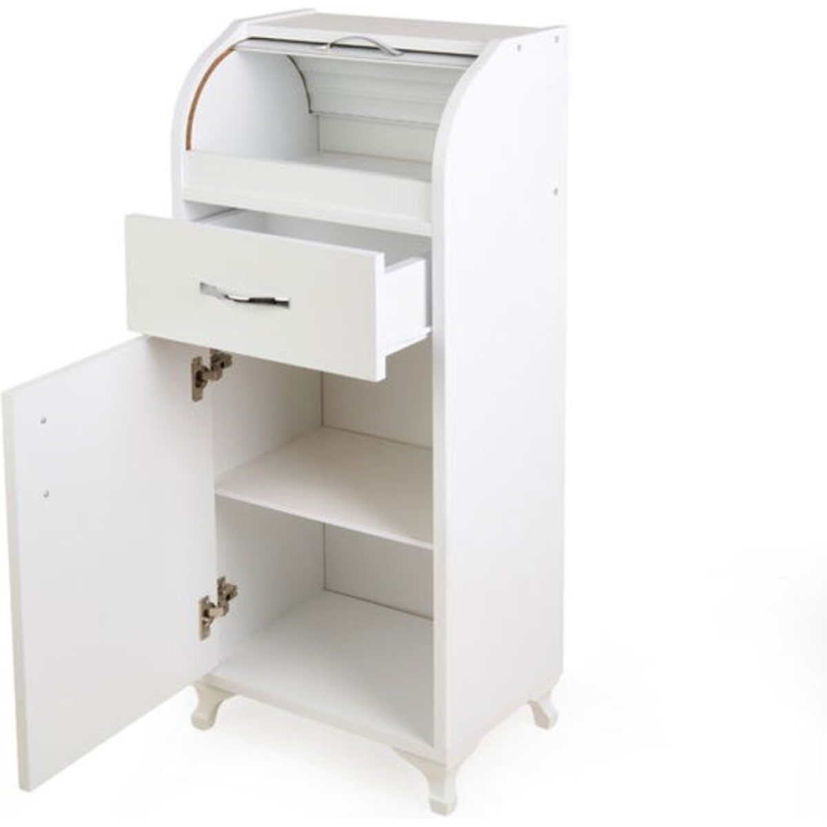 Eco Room Tek Çekmeceli Ekmeklik - Safir Meşe / Beyaz - 105x30x42 cm - Görsel 3
