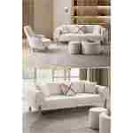 EDSY HOME Armoni 3+1 Koltuk Takımı Krem