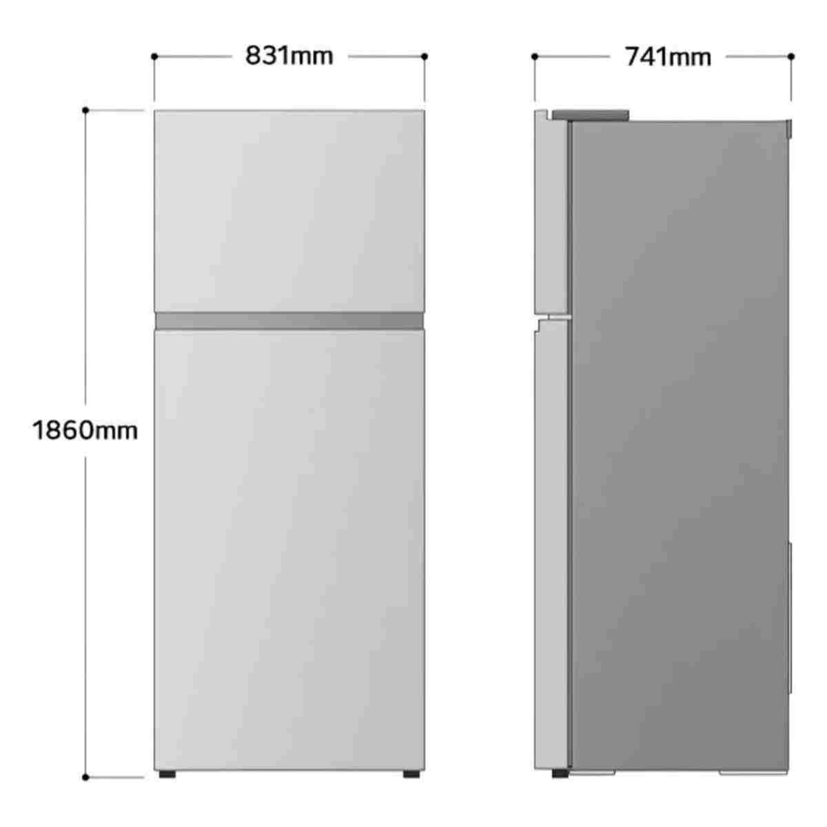 LG GRTF622PFBQ No Frost Buzdolabı 609 Litre | Prime Gri - Görsel 3