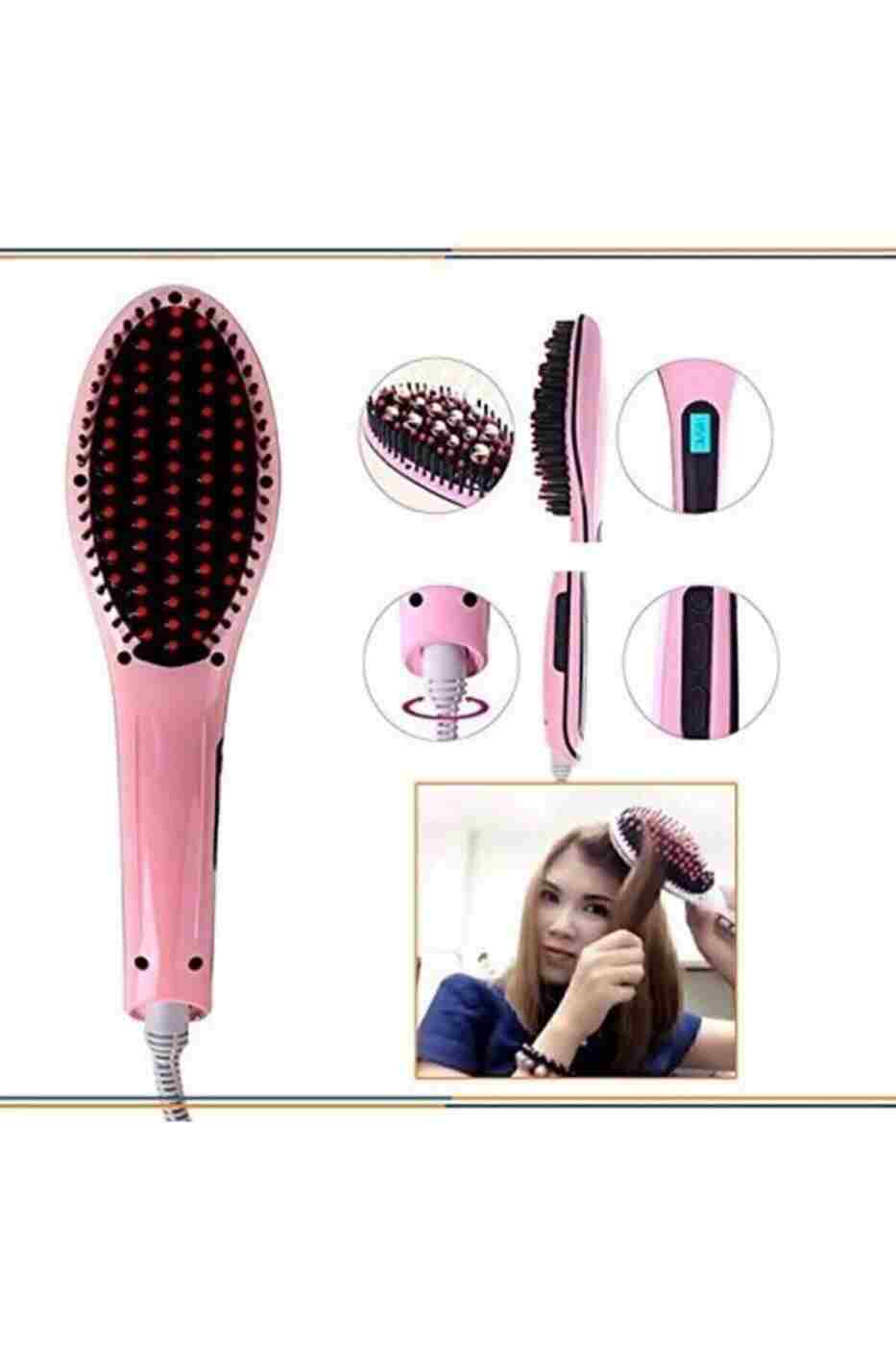 d99cb55a39dfef0d03131204af505278 Raicon Profesyonel Elektrikli Saç Düzleştirici Tarak Fast Hair Straightener - Görsel 1