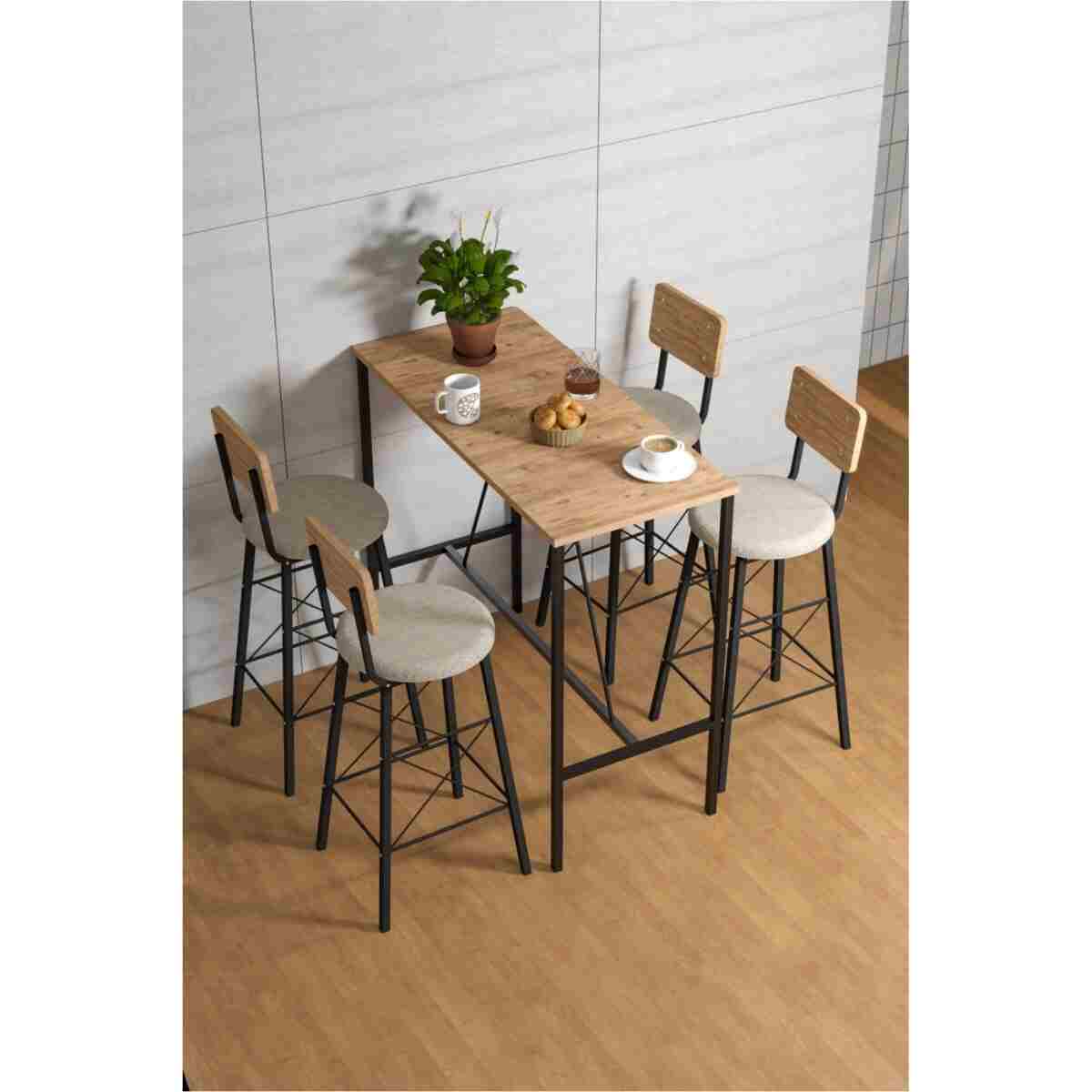 Retodesign İMAJ ÇAM 60/120 BAR MASALI TAKIM 4651A - Görsel 5