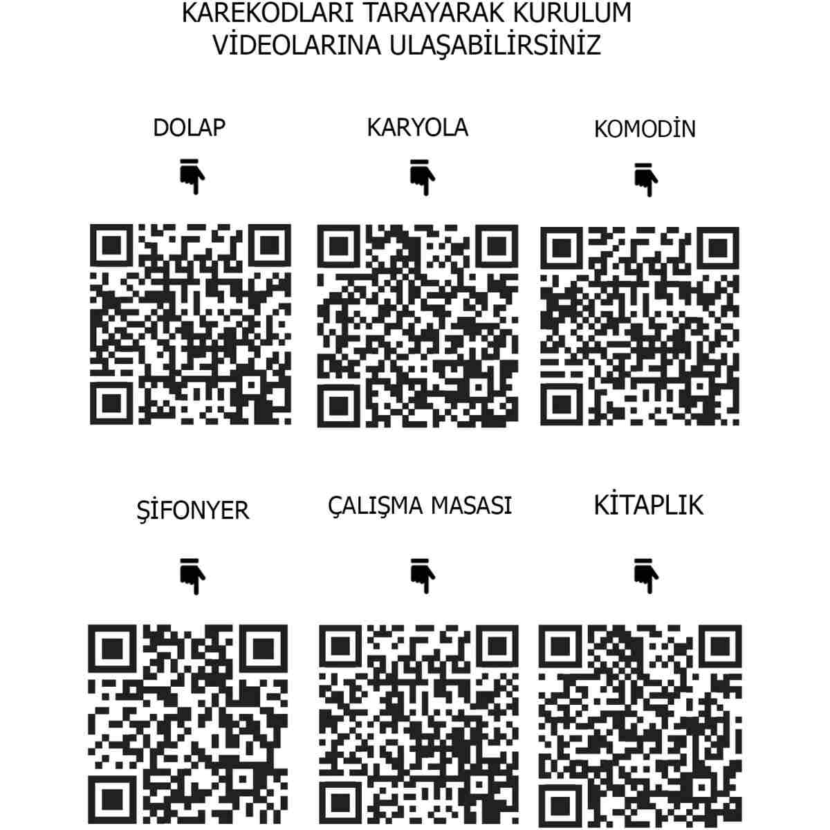 Setay Rosetta Genç Odası - 3 Kapılı Dolap, Karyola, Komodin, Masa, Şifonyer, Kitaplık - Görsel 15