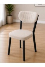 BAMBEDS MOBİLYA 70x110 Yemek Masası Mutfak Masası 4 Kişilik Masa Sandalye Takımı Elma Sandalye - Görsel 3