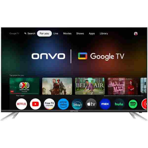 ONVO 55OVF9001UQ 55’’ 140 Ekran Uydu Alıcılı 4K Ultra HD QLED Google Smart TV