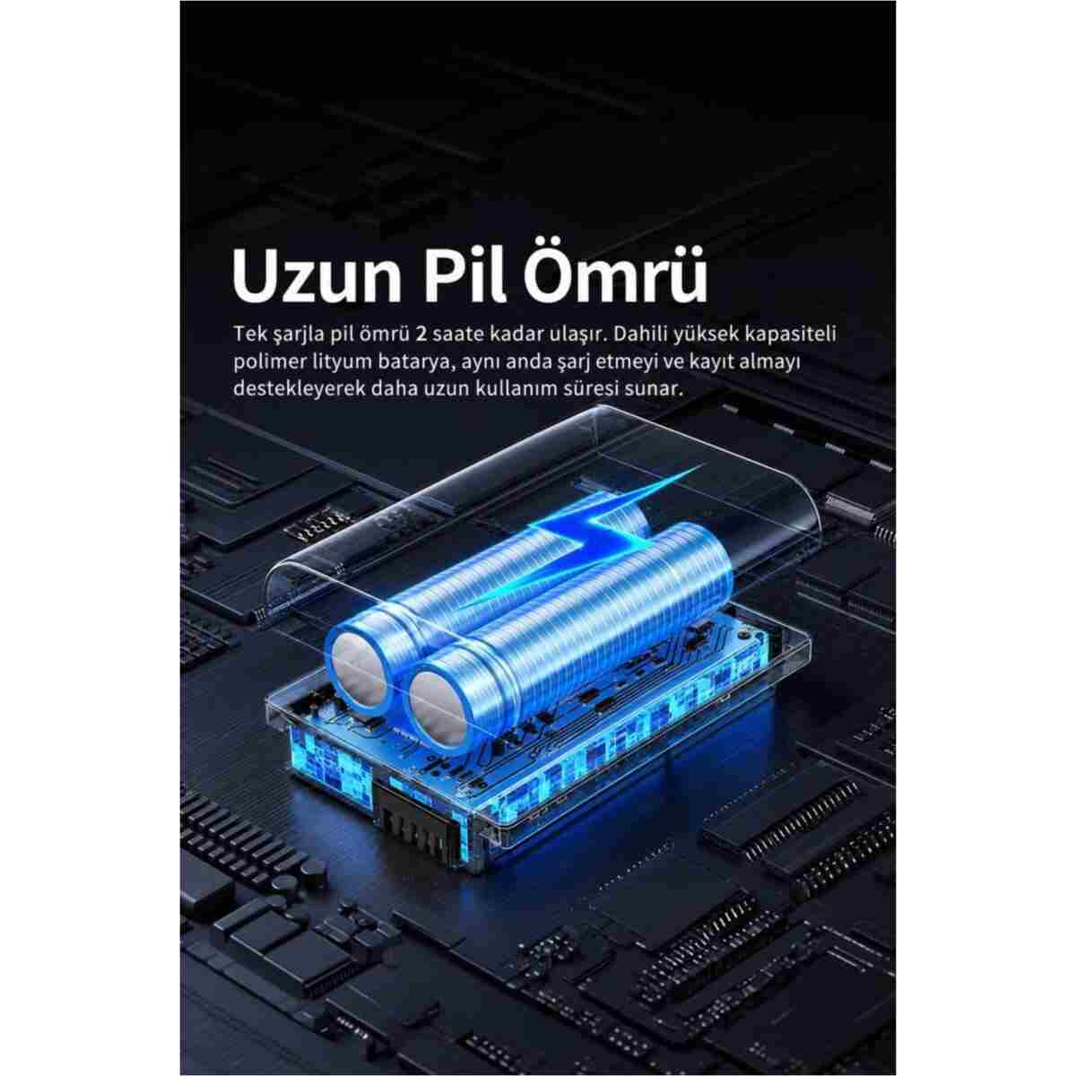Torima Aksiyon Kamerası 4K Manyetik Giyilebilir CMR38 Siyah - Görsel 9