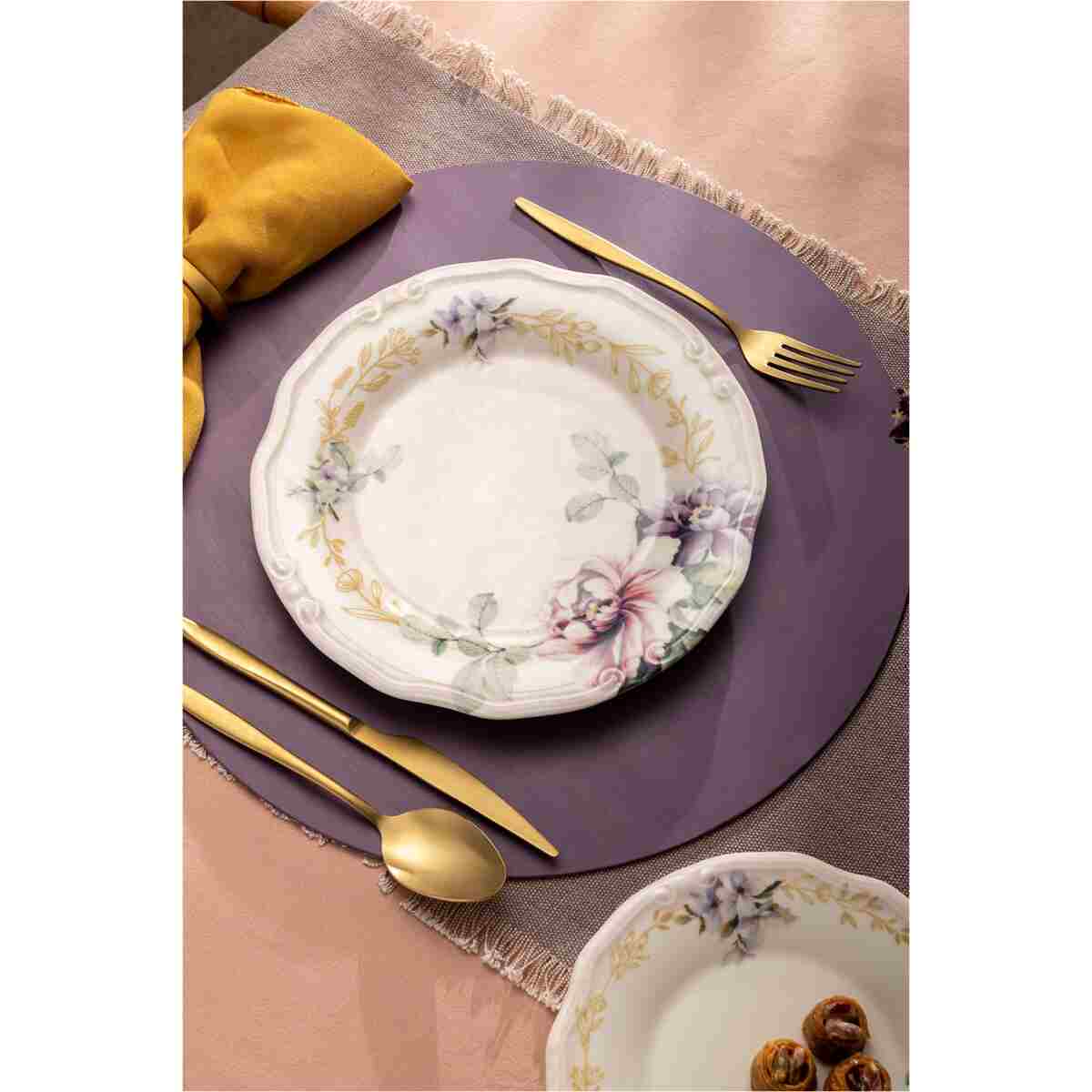 Emsan Flory Stoneware 24 Parça 6 Kişilik Yemek Takımı - Görsel 9