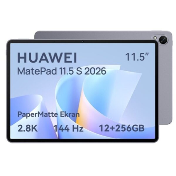 Huawei Yeni (2026) MatePad 11.5S Ultra Net PaperMatte Ekran 12GB 256GB Uzay Grisi