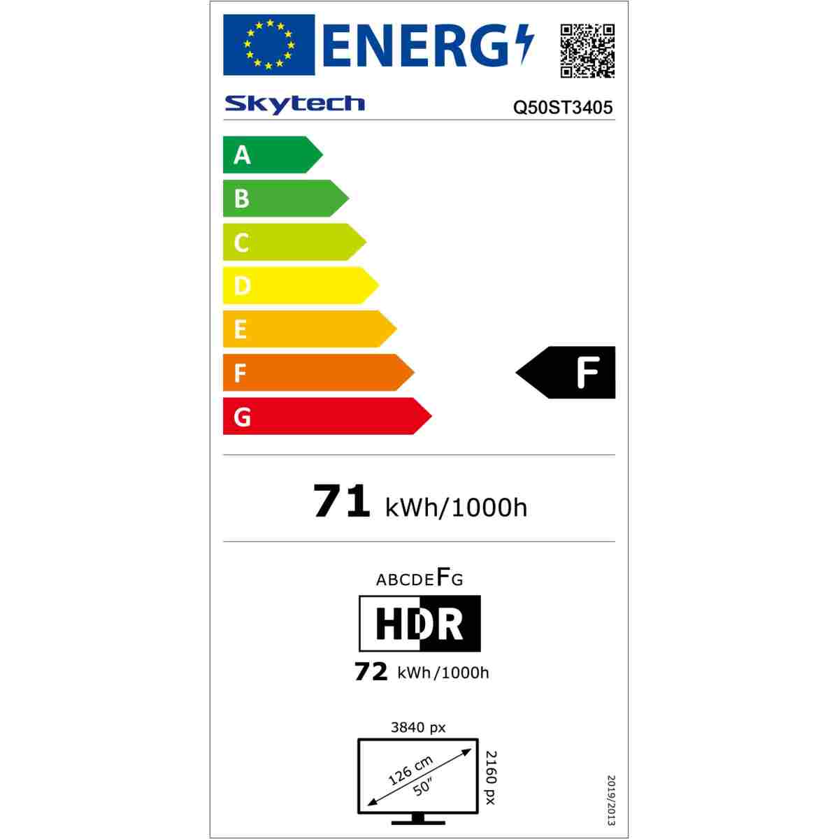 Skytech Q50ST3405 4K Ultra HD 50 127 Ekran Uydu Alıcılı Smart QLED TV - Görsel 5