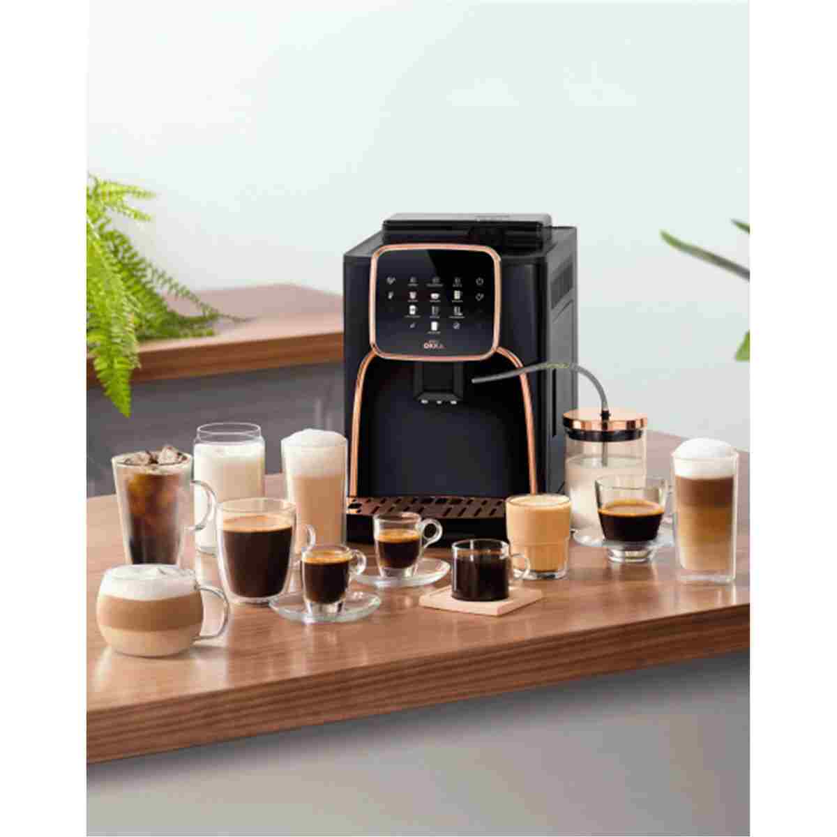 Arzum OK0028 Okka Espresso Pro M Tam Otomatik Espresso Makinesi, 11 Sıcak ve Soğuk İçecek, Bakır - Görsel 2