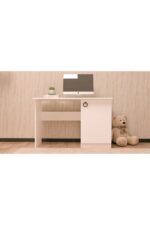 Ninnimo 4 Parçalı Beyaz Mdf Yaşam Genç Odası Takımı (karyola 90x190, Gardırop, Kitaplık Ve Çalışma Masası) - Görsel 13