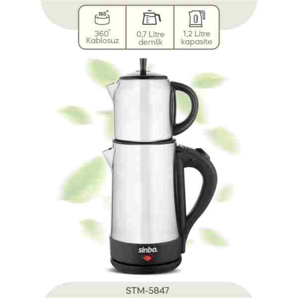 Sinbo STM-5847 Elektrikli Çay Seti 2000W