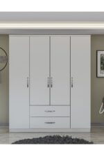 Metalia Smartline 4 Kapı 2 Çekmeceli Gardrop - Görsel 2