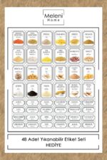 Meleni Home 18'li Set Kapaklı Kare Erzak Saklama Kabı Antrasit 6x(0,50 LT-1,10 LT -1,70 LT) Etiketli Baharatlık - Görsel 3