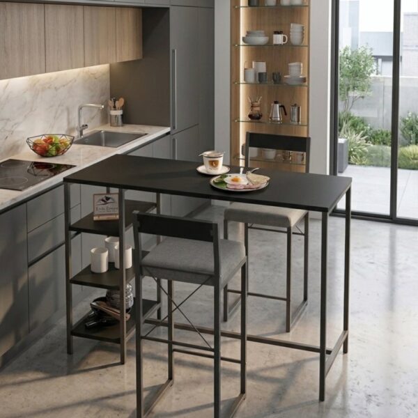 Retodesign RAFLI MİNDERLİ GOOD TAKIM SİYAH 2654S