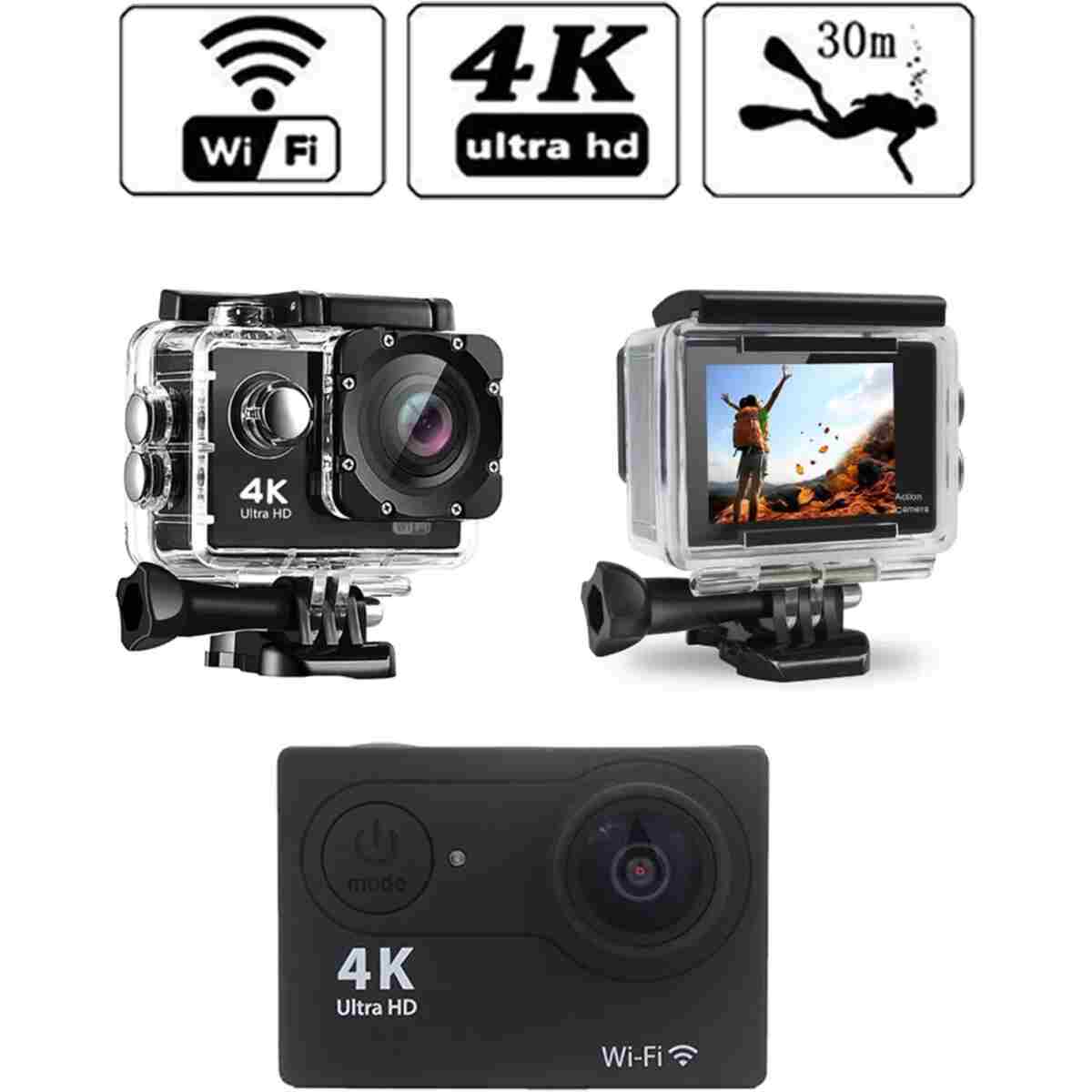NEFFO Motorcu Seti 4K Aksiyon Kamerası + Intercom V10 – Motorcu interkom Sürüş İletişim Ve Çekim Seti - Görsel 10
