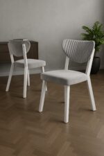 UZMHOME 80x130 Yemek Odası Takımı 6 Sandalyeli Açılır Kapanır Masa Takımı - Görsel 2