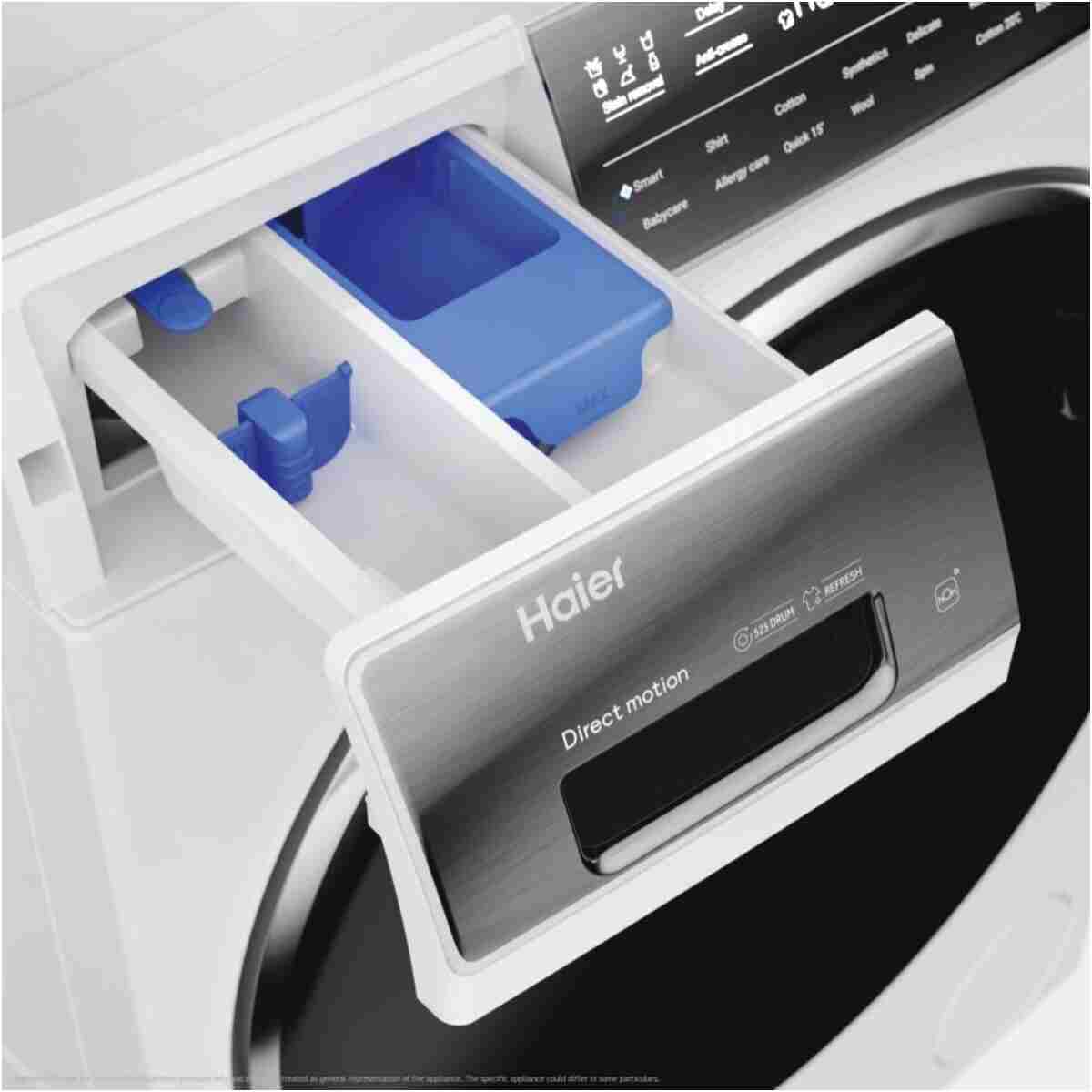 Haier HW120-B14979EUGS Uyumlu 12 kg Wi-Fi + Bluetooth Bağlantılı 1400 Devir Çamaşır Makinesi - Görsel 9