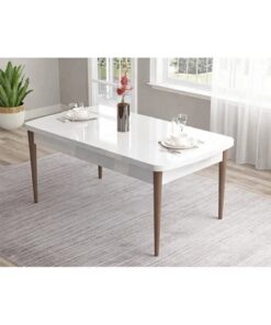 Alternative view of MEDA CONCEPT 80x130(KAPALI) 80x170(AÇIK) Yemek Odası Takımı Mutfak Masası Takımı Yemek Masası 6 Kişilik