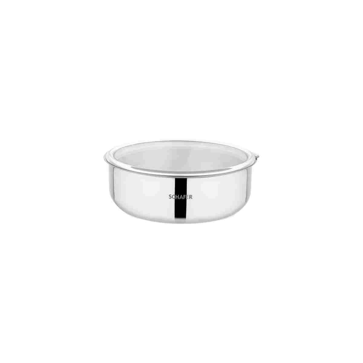Schafer Practi 3 lü Çelik Saklama Kabı (16/18/20 Cm) 6 Parça-Inox - Görsel 7