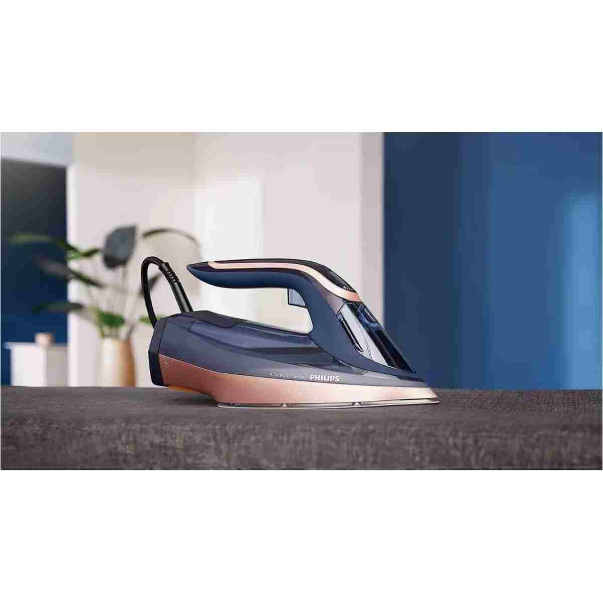 Philips Avantajlı Lacivert Azur 8000 Series Buharlı Ütü 3000W - Görsel 9