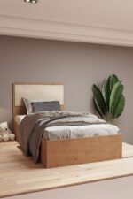 Modalife Eva Genç Çocuk Odası Takımı Karyola+Başlık&Gardırop&Çalışma Masası - Beyaz - Görsel 6