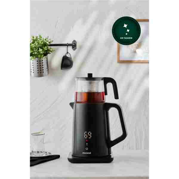 HOMEND Royaltea Cooltouch 1795h Dokunmatik El Yakmaz Gövdeli Paslanmaz Çelik Konuşan Çay Makinesi