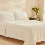 Karaca Home Perios Çift Kişilik Fırfırlı Spring Comfort/uyku Seti Beyaz
