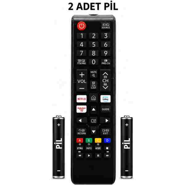 Samsung BN59-01315B Netflix Prime - Rakuten Tuşlu Lcd Kumanda-1.KALİTE